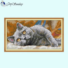 Load image into Gallery viewer, Cute Cat  Animal Pattern Needle &amp; Thread - AIMDIY
