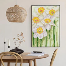 Load image into Gallery viewer, Daffodil Floral Cross Stitch Kit - AIMDIY
