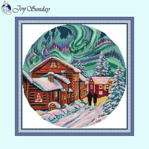 Dream Aurora Counted Cross Stitch - AIMDIY