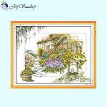 Load image into Gallery viewer, Flower House Landscape s         Thread - AIMDIY
