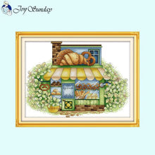 Load image into Gallery viewer, Flower House Landscape s         Thread - AIMDIY
