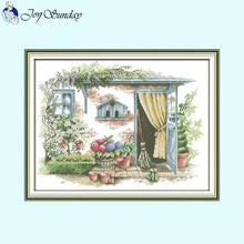 Load image into Gallery viewer, Flower House Landscape s         Thread - AIMDIY
