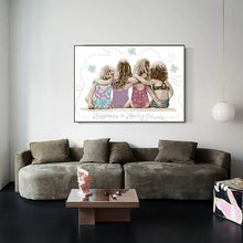 Load image into Gallery viewer, Four Good Friends DIY Character Pattern Cross Stitch

