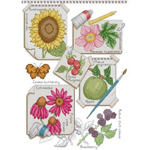 Load image into Gallery viewer, Four Seasons Flower Pattern Cross Stitch Kits - AIMDIY
