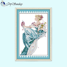 Load image into Gallery viewer, Four Seasons Queen   Character Pattern     Counted - AIMDIY
