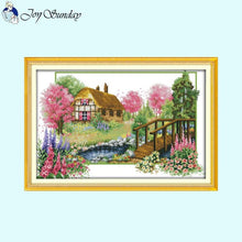 Load image into Gallery viewer, Four Seasons Scenery Cross Stitch Kits Printing - AIMDIY
