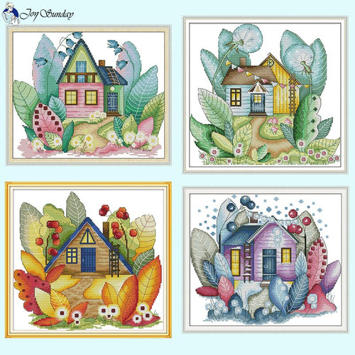 Four Seasons of Magic Cabin - AIMDIY