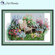 Load image into Gallery viewer, Garden Chairs Joy Sunday Floral - AIMDIY
