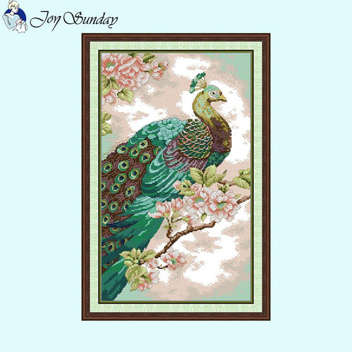 Green Peacock Animal Pattern - AIMDIY