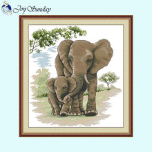 Load image into Gallery viewer, Joy Sunday Animal Patterns Elephants - AIMDIY
