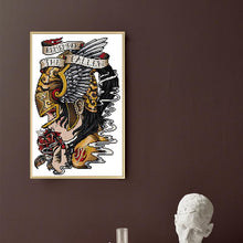 Load image into Gallery viewer, Joy Sunday Character Pattern Female Warrior Cross Stitch Kit - AIMDIY
