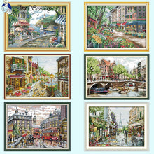 Load image into Gallery viewer, Joy Sunday City Street Series Cross Stitch Kit - AIMDIY
