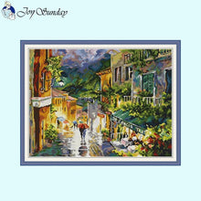 Load image into Gallery viewer, Joy Sunday City Street Series Cross Stitch Kit - AIMDIY
