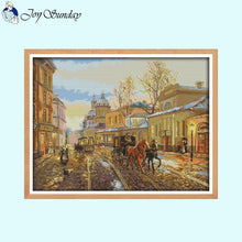 Load image into Gallery viewer, Joy Sunday City Street Series Cross Stitch Kit - AIMDIY
