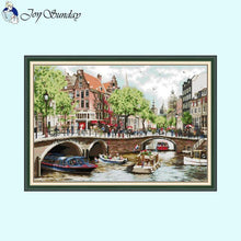 Load image into Gallery viewer, Joy Sunday City Street Series Cross Stitch Kit - AIMDIY
