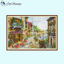 Load image into Gallery viewer, Joy Sunday City Street Series Cross Stitch Kit - AIMDIY
