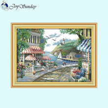 Load image into Gallery viewer, Joy Sunday City Street Series Cross Stitch Kit - AIMDIY
