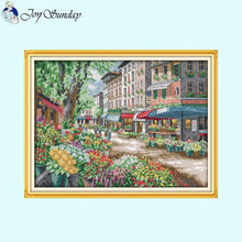 Load image into Gallery viewer, Joy Sunday City Street Series Cross Stitch Kit - AIMDIY
