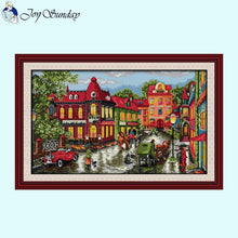 Load image into Gallery viewer, Joy Sunday City Street Series Cross Stitch Kit - AIMDIY
