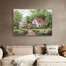 Load image into Gallery viewer, Cottage Landscape DIY Hand Embroidery Crafts - AIMDIY
