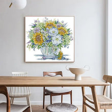 Load image into Gallery viewer, Flower Vase Cross Stitch DIY Fabric Crafts - AIMDIY
