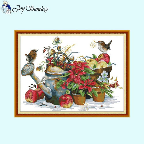 Joy Sunday Birds And Flowers DIY Kit - AIMDIY