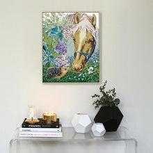 Load image into Gallery viewer, Joy Sunday Horse and Hedgehog Animal Pattern - AIMDIY
