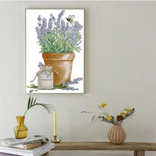 Load image into Gallery viewer, Lavender and Bees Floral Pattern - AIMDIY
