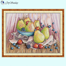 Load image into Gallery viewer, Pear Fruit Plate Pattern - AIMDIY
