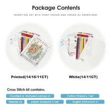 Load image into Gallery viewer, Peter Rabbit Garden Cartoon Animal Cross Stitch Kit - DIY Embroidery Kit for Adults &amp; Kids
