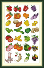 Load image into Gallery viewer, Joy Sunday Still Life Cross Stitch Kit Collection - Home Decor Fruit &amp; Vintage Patterns - AIMDIY
