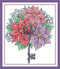 Load image into Gallery viewer, Joy Sunday Cross Stitch Kit – Keys To Riches DIY Embroidery Kit
