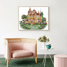 Load image into Gallery viewer, Scenery  Garden Villa Pattern    Counted Stamped  Needleworks - AIMDIY

