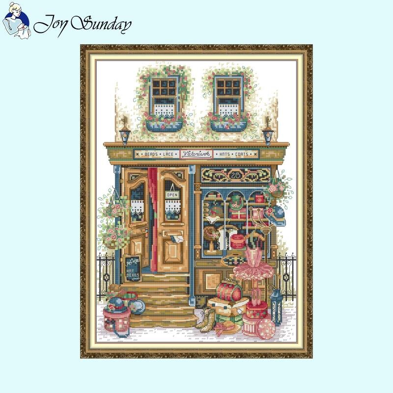 Store Landscape Painting Cross Stitch Needleworks - AIMDIY