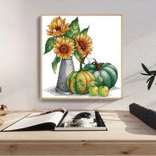 Load image into Gallery viewer, Counted Cross Stitch Kits Sunflower and Pumpkin - AIMDIY
