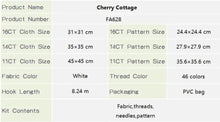 Load image into Gallery viewer, Joy Sunday Cottage Series Cross Stitch Kit – Printed Aida 11CT/14CT/16CT DIY Embroidery Set
