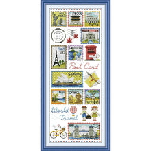 Load image into Gallery viewer, Needlework Kit – Stamp Collection
