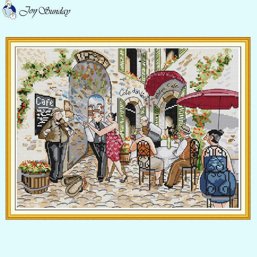 Curbside Dance Cross Stitch Kit main product image