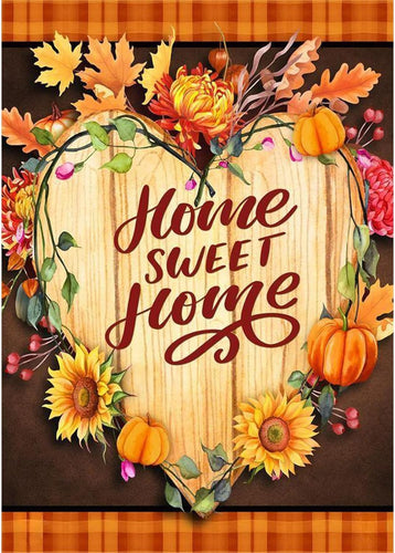 Full Drill Fall Wreath Diamond Painting Kits 30x40cm - AIMDIY